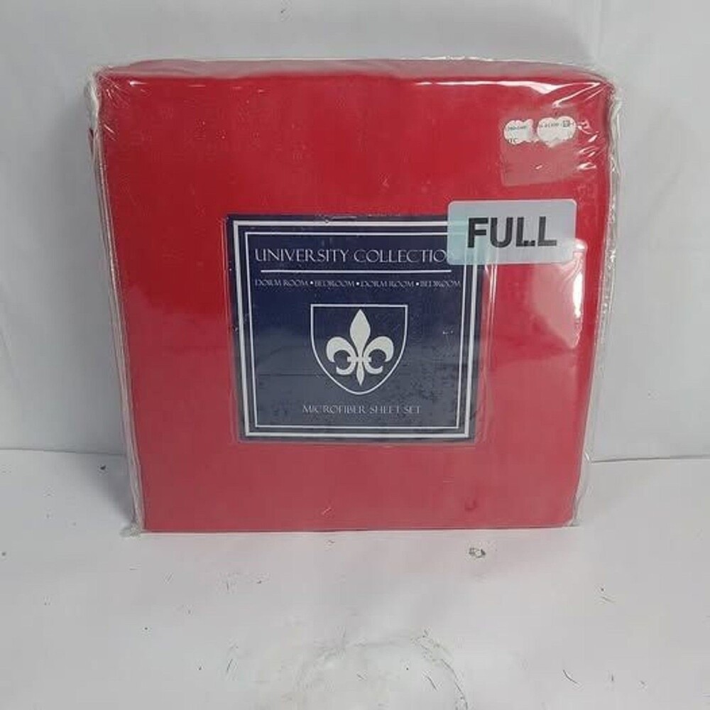 University Collection Full Microfiber Sheet Set